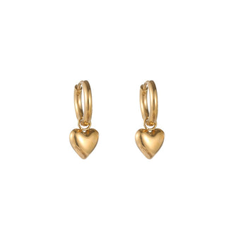 Go Dutch Label Oorhangers Hartjes Hoop