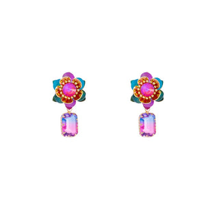 Go Dutch Label Ear studs flower stone