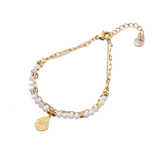 Go Dutch Label Armband (Schmuck) Doppelperlen mit Anhänger