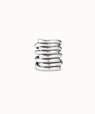 UNOde50 Ring | Tornado | Silver | ANI0302 (SIZE 16.5-18.5MM)