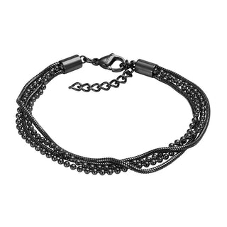 Kopen zwart iXXXi Jewelry Dames Armband Snake Ball slim (17CM)