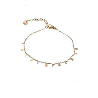 Kaufen gold GO Dutch Label Armband kleine Quadrate