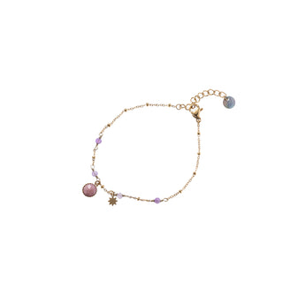 Go Dutch Label Armband Kralen Steen Goud