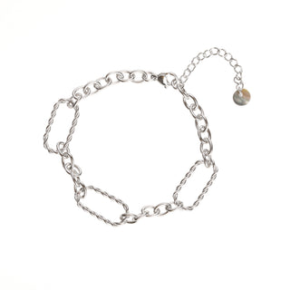Go Dutch Label Armband schakel Zilver