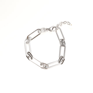Go Dutch Label Armband schakel Zilver