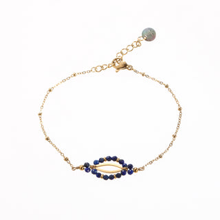 Go Dutch Label Armband oval gold