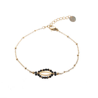 Go Dutch Label Armband oval gold