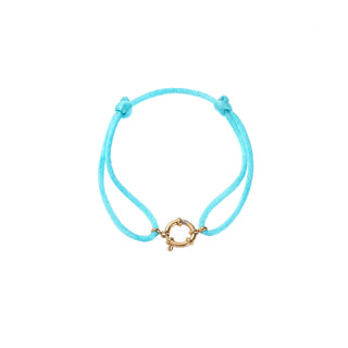 Go Dutch Label Armband Seilschloss Blau