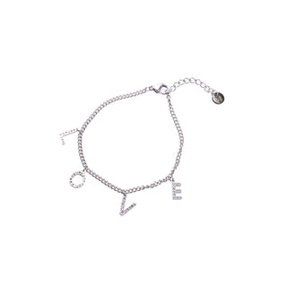 Kaufen silber Go Dutch Label Armband (Schmuck) Liebe mit Steinen