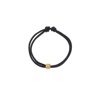 Kaufen schwarz Go Dutch Label Armband Seil Würfel Herz