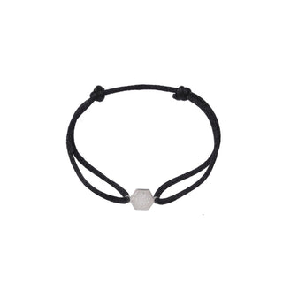Go Dutch Label Armband Rope 5 Corner Love Silber