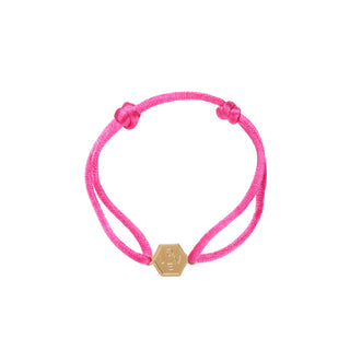 Go Dutch Label Armband touw 5 hoek love goud