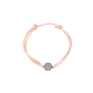 Kaufen rosa Go Dutch Label Armband Rope 5 Corner Love Silber