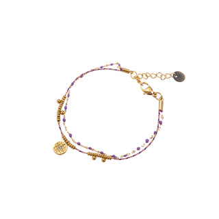 Kaufen lila Go Dutch Label Armband (Schmuck) Münze
