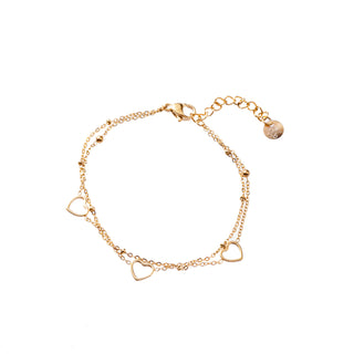 Go Dutch Label Armband (Schmuck) 3 Herzen