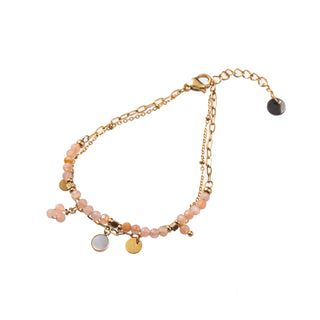 Go Dutch Label Armband (Schmuck) Doppelperlen mit Anhänger