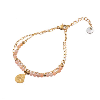 Go Dutch Label Armband (Schmuck) Stein mit Sonne