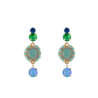Go Dutch Label Ear Studs Beaded circle