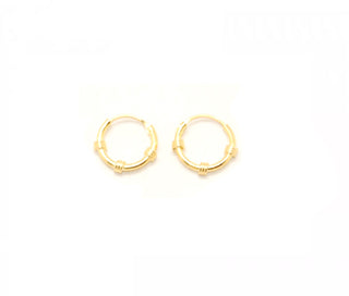 Bijoutheek Bali Creolen Gold (10mm)