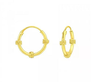 Bijoutheek Bali Creolen Gold (12mm)