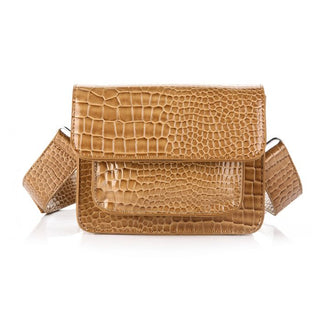 Kaufen beige Bijoutheek Tasche Kroko