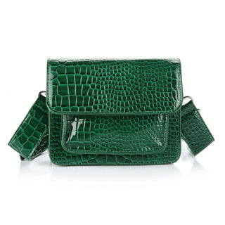 Kaufen grun Bijoutheek Tasche Kroko