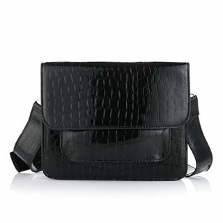 Kopen zwart Bijoutheek Tas Crossover Croco Glans