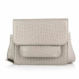 Kopen grijs Bijoutheek Tas Crossover Croco Glans
