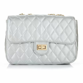 Koop silver Bijoutheek Cross-over bag checked PU