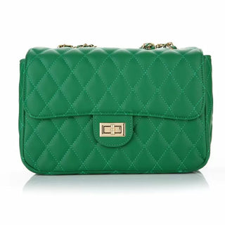 Koop green Bijoutheek Cross-over bag checked PU