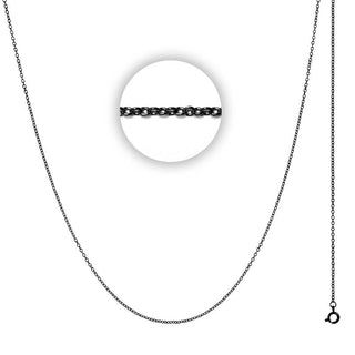 Kopen zwart iXXXi ketting 1mm goud (LENGTE 45-85CM)
