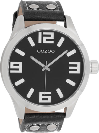 Oozoo Heren Horloge-C1004 zwart (51mm)