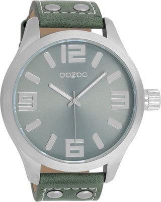 Oozoo Heren Horloge-C1011 groen (51mm)
