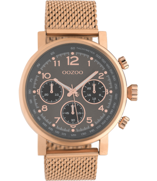 Oozoo Damen-/Herrenuhr-C10703 Rose (45 mm)