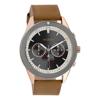 Oozoo Herrenuhr-C10800 Roségold/Titan (45 mm)