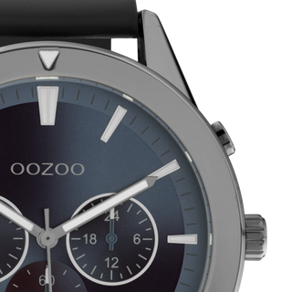 Oozoo Herrenuhr-C10803 Titan Dunkelblau (45 mm)