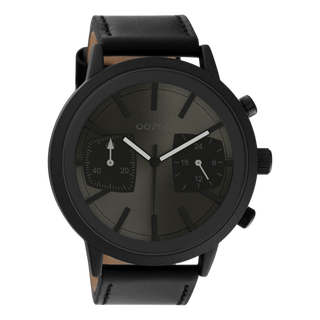 Oozoo Herrenuhr-C10808 Schwarz (50 mm)
