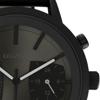 Oozoo Herrenuhr-C10808 Schwarz (50 mm)