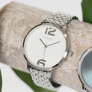 Oozoo Dames horloge-C10920 zilver (28mm)