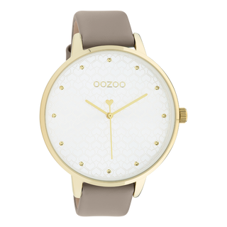 Oozoo dames Horloge-C11037 Taupe (48mm)