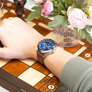 Oozoo Herrenuhr - braun (45mm)