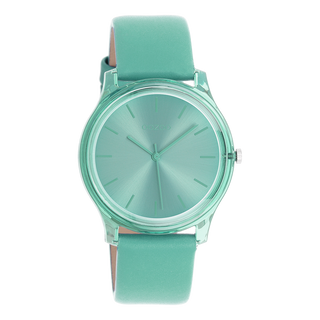 Oozoo dames Horloge met leren band (36mm)