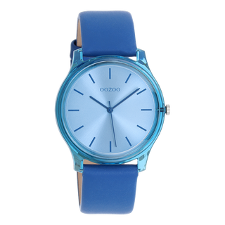 Oozoo dames Horloge met zacht leren band (36mm)