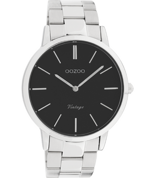 Oozoo Herrenuhr – C20022 Silber (42 mm)