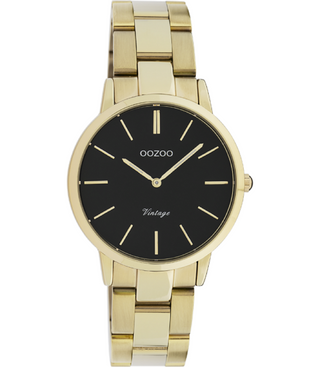 Oozoo Dames horloge-C20047 goud (34mm)
