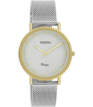 Oozoo Damenuhr-C20053 Silber (34mm)