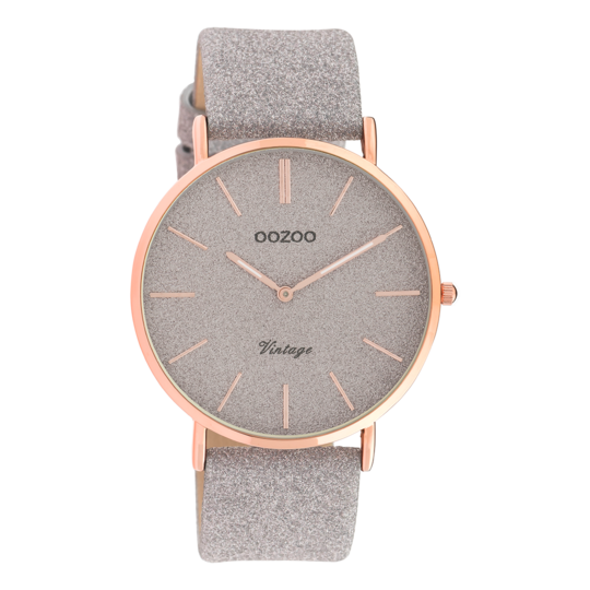 oozoo-ladies-watch-c20162-rose-gold-silver-40mm Bijoutheek