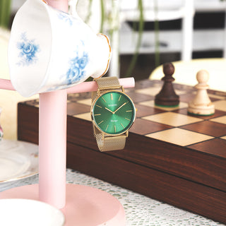 Oozoo dames Horloge-C20290 goud (40mm)