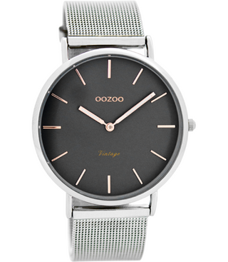 Oozoo Damenuhr-C7725 Silber (40mm)