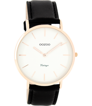 Oozoo dames Horloge-C7761 zwart (40mm)